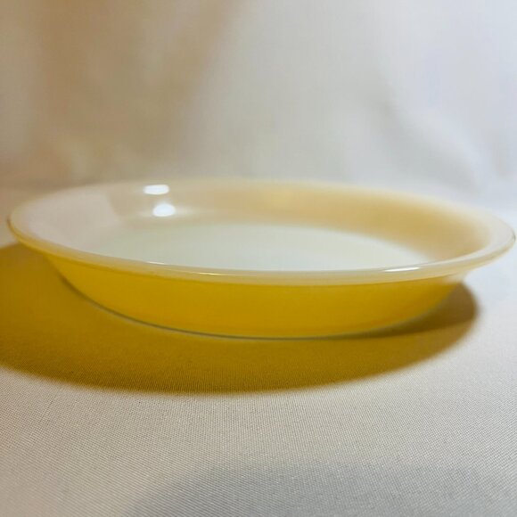 Fire King Peach Luster 9 Inch Pie Plate Dish Vintage Open Baker Anchor Hocking - Picture 9 of 10